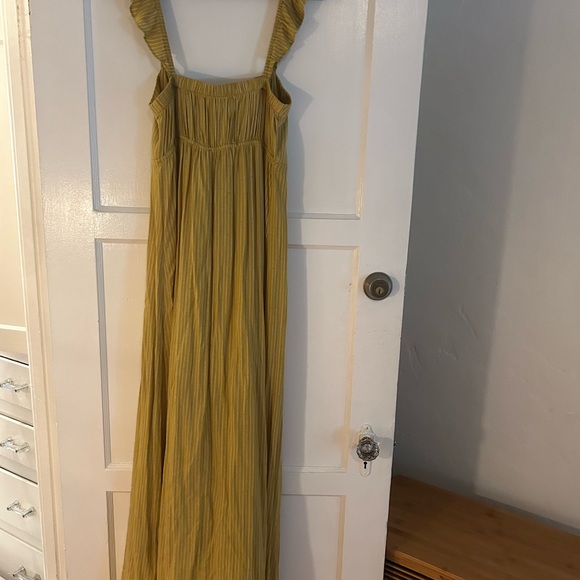 Flynn Skye Green Striped Bardot Dress size M, great condition - Picture 2 of 4